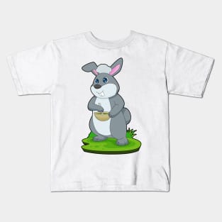 Rabbit Chef Bowl Kids T-Shirt